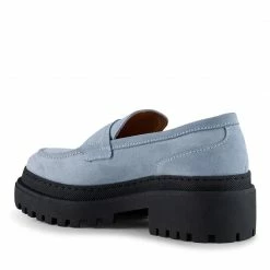 Shoe The Bear Baby Blue Iona Saddle Loafers