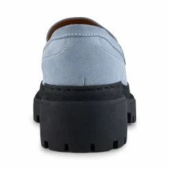 Shoe The Bear Baby Blue Iona Saddle Loafers