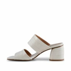 Shoe The Bear Off White Croco STB2086 Runa Mule