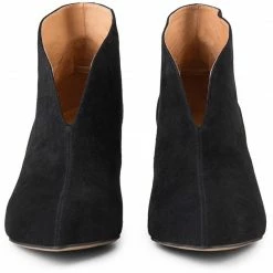 Shoe The Bear Black Suede Valentine Low Cut Boot