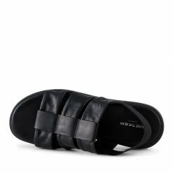 Shoe The Bear Black Brenna Fishermann Sandals