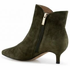 Shoe The Bear Khaki Saga Zip Boots