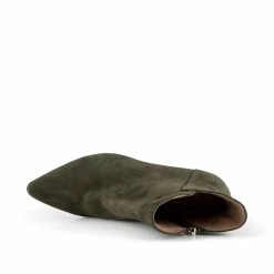 Shoe The Bear Khaki Saga Zip Boots